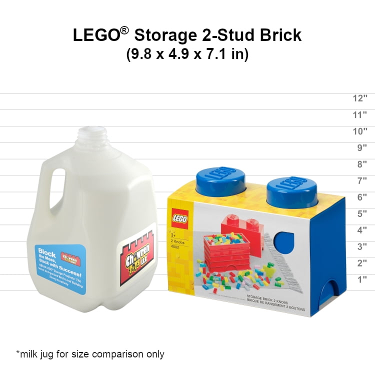 LEGO Storage Brick 2, Bright Yellow