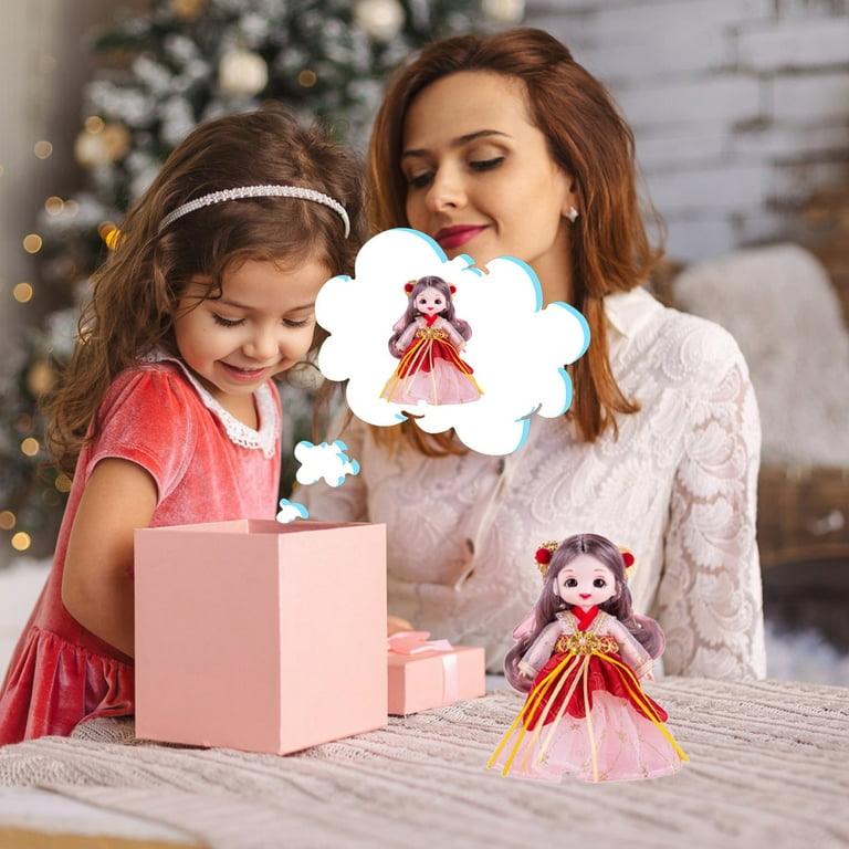 Qocolhg 6.7inch Reborn Baby Doll Chinese Palace Ancient Style Mini