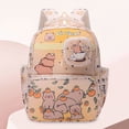 thumbnail image 2 of All Over Cartoon Print Backpack for Ages 5rd 6th 8th 10th With Attached Mini Pouch Lightweight Waterproof Multi Compartment Back To School Bookbag, 2 of 5