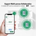 thumbnail image 3 of Zootealy Wireless Temperature Humidity Logger with App Connectivity and Remote Monitoring - BlueTag TH20 for Medical Storage, Cold Chain Logistics, and More, 3 of 7