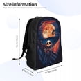 thumbnail image 4 of Custom Nightmare Before Christmas Jack Skellington Travel Backpack School Computer Bookbag Pumpkin College Student Daypack Bags, 4 of 5