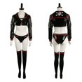thumbnail image 3 of Disfraz de fantasía de Stellar Blade Eve para mujer adulta, chaqueta negra, pantalones cortos, traje femenino para Halloween y carnaval, 3 of 5