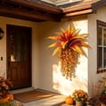 thumbnail image 6 of Clearance Artificial Fall Harvest Hanging Basket - Autumn Porch & Door Decoration, Real Looking Artificial Flowers, Uv Resistant & Waterproof, for Garden Porch Window Box Home Wedding Decor, 6 of 9