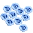thumbnail image 1 of Cabeza de rosa artificial para decoración de bodas, accesorio para manualidades azul, 1 of 9