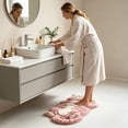 thumbnail image 5 of Lovely Pink Tabby Cat Rug Soft Pashmina Napping Kitty Pad For Girls Room Dresser Vanity Sweet Pet Decor Gift Idea For Kids And Teens Birthday Surprise (40x60cm), 5 of 8