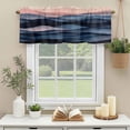 thumbnail image 3 of Simple Style Window Valance Curtain Modernism ART Rod Pocket Short Curtain for Living Room, Bedroom & Kitchen Window Decor 42x18in, 3 of 8