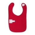 thumbnail image 2 of Rabbit Skins 100% Cotton Premium Jersey Bib (Black, One Size Fits All), Red, 2 of 2