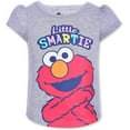 thumbnail image 2 of Sesame & Friends Elmo, Cookie Monster and Big Bird Girls 4 Pack Character Short Sleeve Tees, Infant, 2 of 9