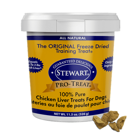 UPC: 0073101017147 | Stewart Pro-Treat Freeze Dried Chicken Liver 11.5 oz. Tub