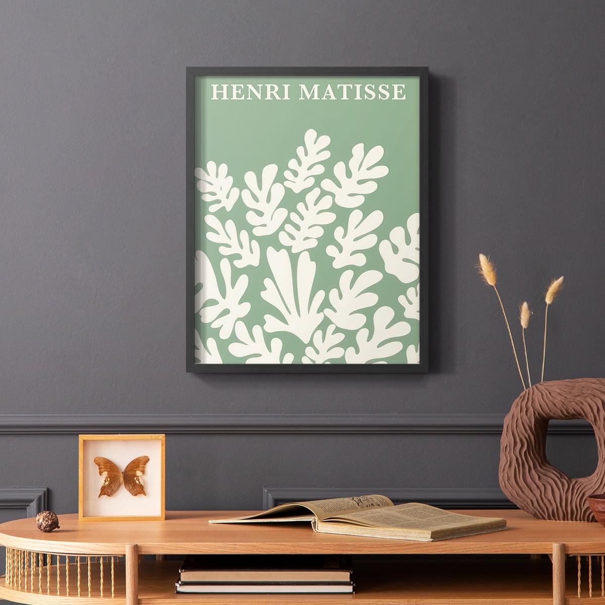 Matisse CLXXXVIII Framed Print in Black Solid Wood 11 x 14 Framed Print