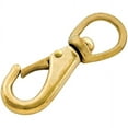 thumbnail image 1 of 3-3/4" Brass Swivel Eye Boat Snap, 1 of 1