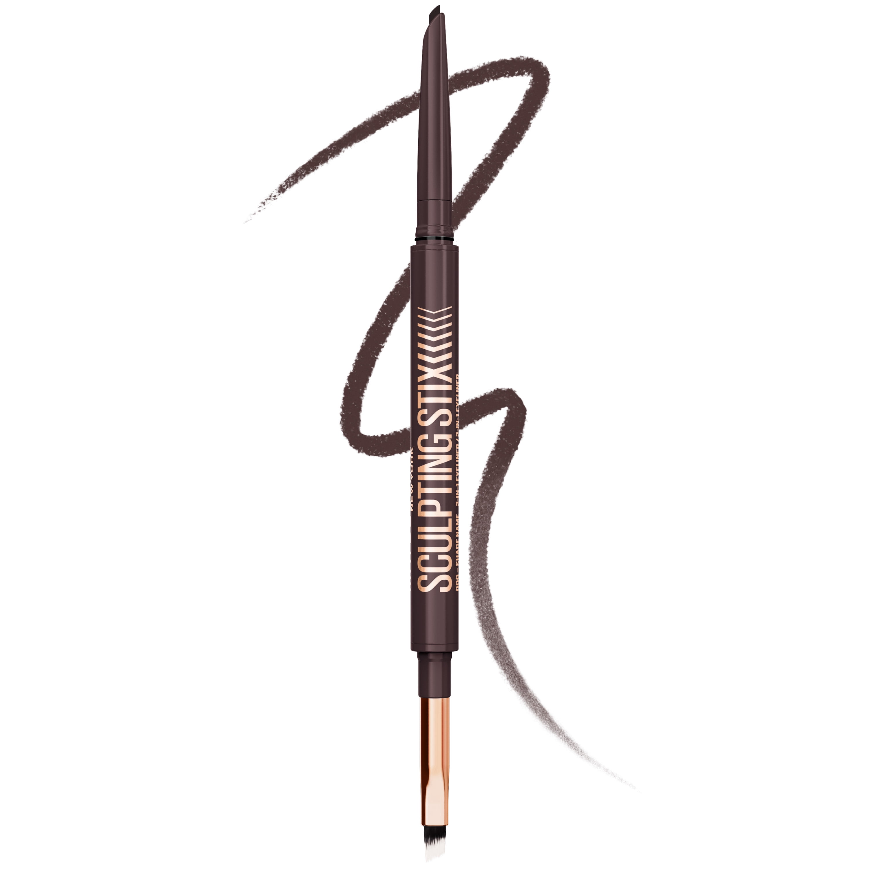 Maybelline Sculpting Stix 2-in-1 Eyeliner, Smooth Espresso, 0.002 oz