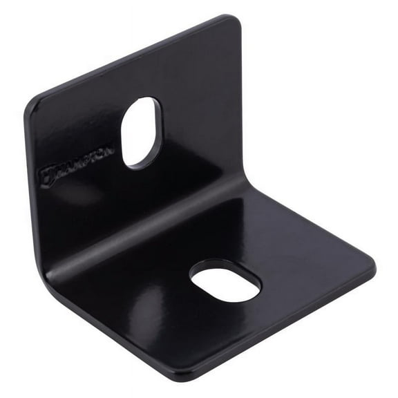 Hampton 2.40 in. H X 2.40 in. W X 1/8 in. D Black Steel Inside/Outside Square Corner Brace, Each