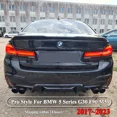 thumbnail image 2 of Alerón trasero para BMW Serie 5 G30 F90 M5 520i 530i 530d 540i M550i M550d 2017-2023 Kits de carrocería de alerón trasero estilo Pro, 2 of 5