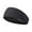 Black, variant on Men Sports Headband Moisture Wicking Wide Workout Headband Quick Drying Solid Color Running Cycling Sweatband Headband