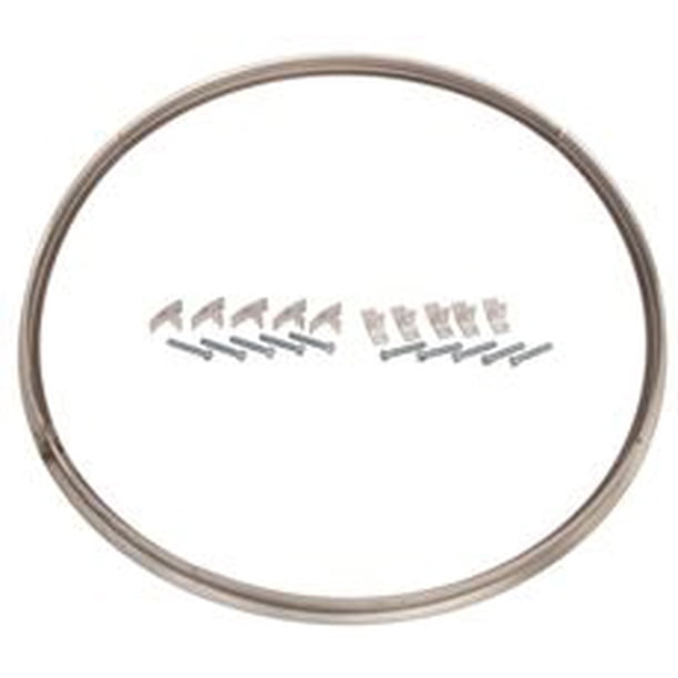Round Sink Rim, Undercounter Mount 18''. Stainless Steel - Walmart.com