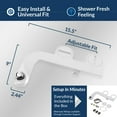 thumbnail image 4 of Kit de 2 accesorios de bidé Bio Bidet SlimEdge con doble boquilla, 4 of 9