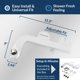 thumbnail image 4 of Kit de 2 accesorios de bidé Bio Bidet SlimEdge con doble boquilla, 4 of 9