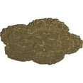 thumbnail image 3 of Ekena Millwork 25 5/8"OD x 1"P Shell Ceiling Medallion, Hand-Painted Mississippi Mud Crackle, 3 of 6