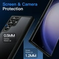 thumbnail image 6 of JETech Matte Case for Samsung Galaxy S23 Ultra 5G 6.8-Inch, Frosted Translucent Back Protective Slim Phone Cover, Anti-Fingerprints (Black), 6 of 7