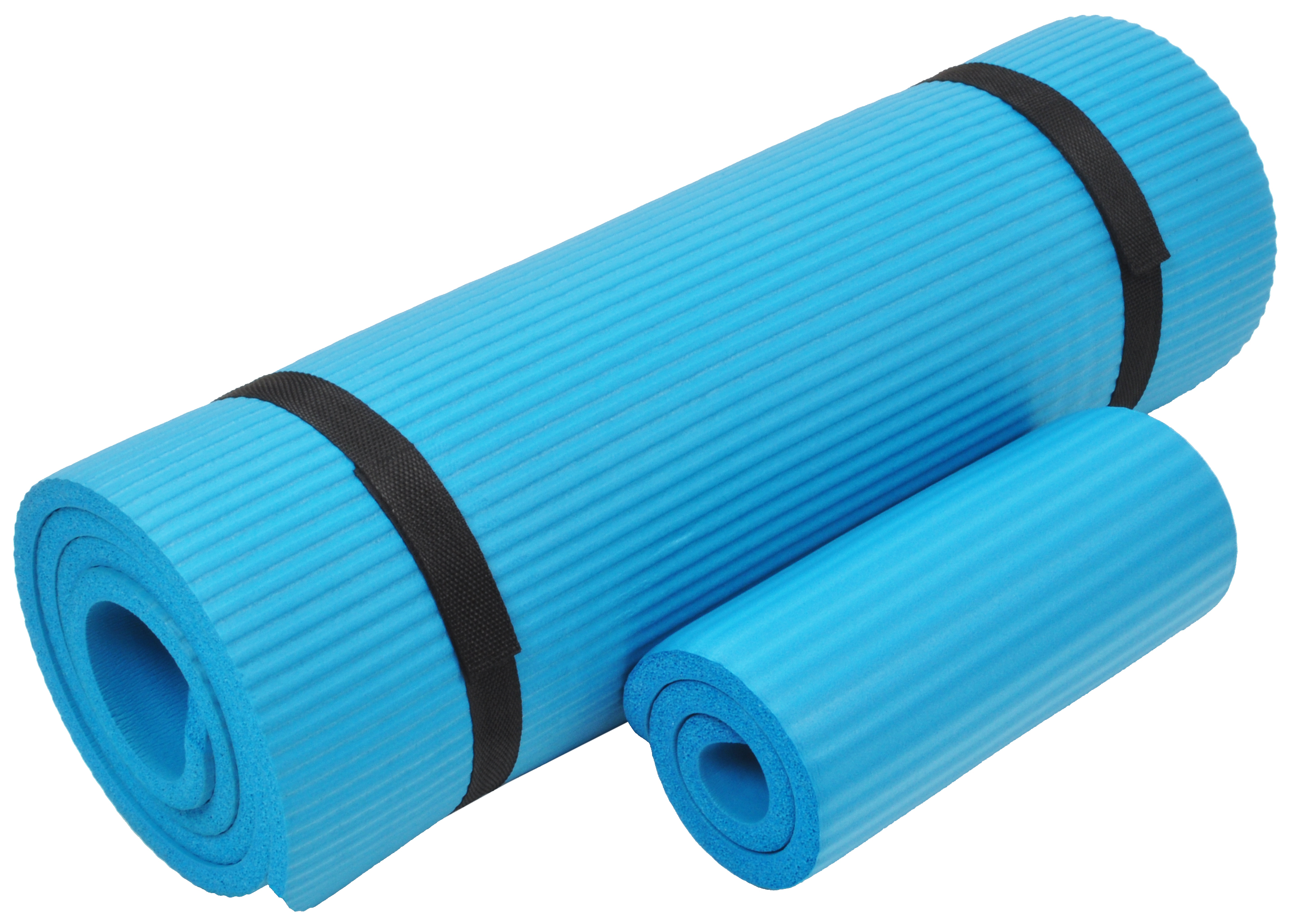 BalanceFrom + All-Purpose 1/2-In. Extra Thick, High Density, Anti-Tear Exercise Yoga Mat and Knee Pad with Carrying Strap - image 2 of 6