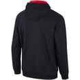 thumbnail image 3 of Men's Colosseum Black Ohio State Buckeyes Half-Zip Hoodie, 3 of 3
