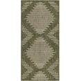 thumbnail image 2 of Unique Loom Outdoor Modern Collection Area Rug - Tambor (2' x 4' Runner Green/Ivory), 2 of 6