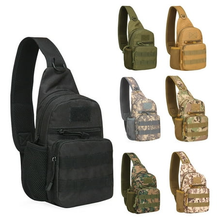 Men Chest Bag ,Outdoor Men Tactical Shoulder Bag, Military Sport Messenger Shoulder Bag