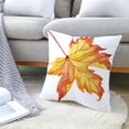 thumbnail image 3 of HEVIRGO Thanksgiving Pumpkin Pattern Pillowcase Bright Color Polyester Peach Skin Wear-resistant Throw Pillow Cover Sofa Decor, 3 of 10