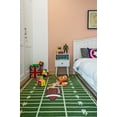 thumbnail image 2 of Furnish My Place 700 Corner Football 3'3"x5' Play Area Rug for Kids Playroom, Bathroom & Kindergarten Classroom, Corner Football Field Ground, Anti Skid Rubber Backing, Rectangle, Green, 2 of 6