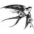 thumbnail image 3 of shiyou-Tattoo Tech, 2 Sheets Medium Semi Permanent Tattoo, Adult Art Design Temporary Tattoos, Lasts 1-2 Weeks, Waterproof, Realistic Look, No Adhesive, No Reflection (Swallow), 3 of 4