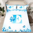 thumbnail image 2 of Erosebridal Monogrammed Sheet Set Twin,Personalized Initial Bedding Sets Twin Size,Letter Decoration,Breathable,3pcs, 2 of 7