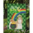 thumbnail image 3 of Gold and White Shih Tzu St. Patricks Day Flag Garden Size, 3 of 3