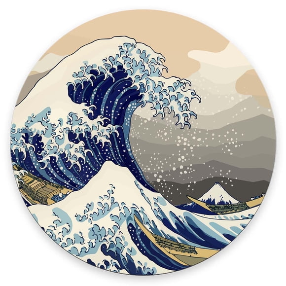 Mouse pad redondo Nphuriy de 20 x 20 x 0,3 cm, antideslizante de goma