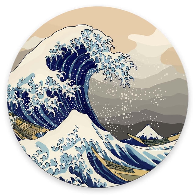 Mouse pad redondo Nphuriy de 20 x 20 x 0,3 cm, antideslizante de goma
