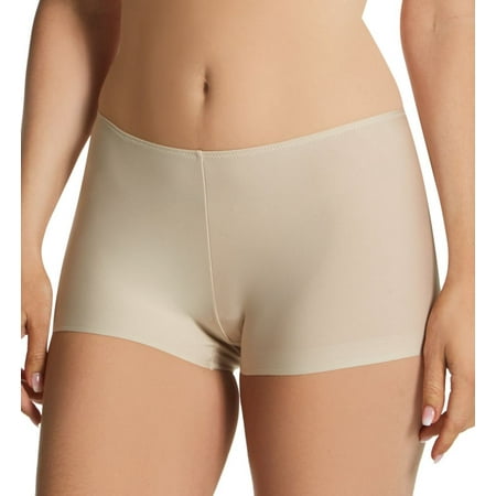 Women s Naomi & Nicole A216 Wonderful Edge Boyshort Panty (Warm Beige L)