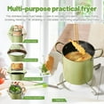 thumbnail image 3 of EIGTHTAIL Deep Fryer Pot 304 Stainless Steel Frying Pan with Strainer Basket and Handle Japanese Tempura Fryer Deep Fryers Frying Pot for Frying Fish Shrimp Chicken and Fries, 3 of 9