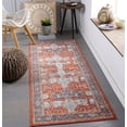 thumbnail image 4 of Mark&Day Washable Area Rugs, 9x12 Palos Hills Traditional Bright Red Area Rug (8'10" x 11'9"), 4 of 9