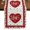 Red, variant on Table Runners 60 Inches Long Dress Scarves, Valentine's Day Farmhouse Kitchen Table Runner, Small Coffee Tablerunners, Red Love Heart Roses Romantic Vintage 13x60 Inch