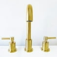 thumbnail image 4 of Faenza Double Handle Gold Widespread Bathroom Faucet with Drain Assembly, 4 of 4