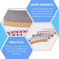 thumbnail image 2 of MIANGASTORE Game Cards Holder Wooden Playing Card Holder Playing Card Photos Storage Stand, 2 of 6