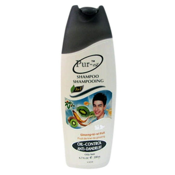 Shampooing Antipelliculaire à l'Huile avec Ginseng + Kiwi(200ml) 307280 de Purest