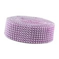 thumbnail image 3 of Cinta de Envoltura de boda Sunnimix 1.6 10 yardas Diamante Malla Rosado, 3 of 5