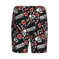 thumbnail image 5 of Fotbe Vintage Skull Casino Pajama Shorts for Men, Men's Pajama Bottoms, Sleepwear,Short Pajama Pants-X-Large, 5 of 9