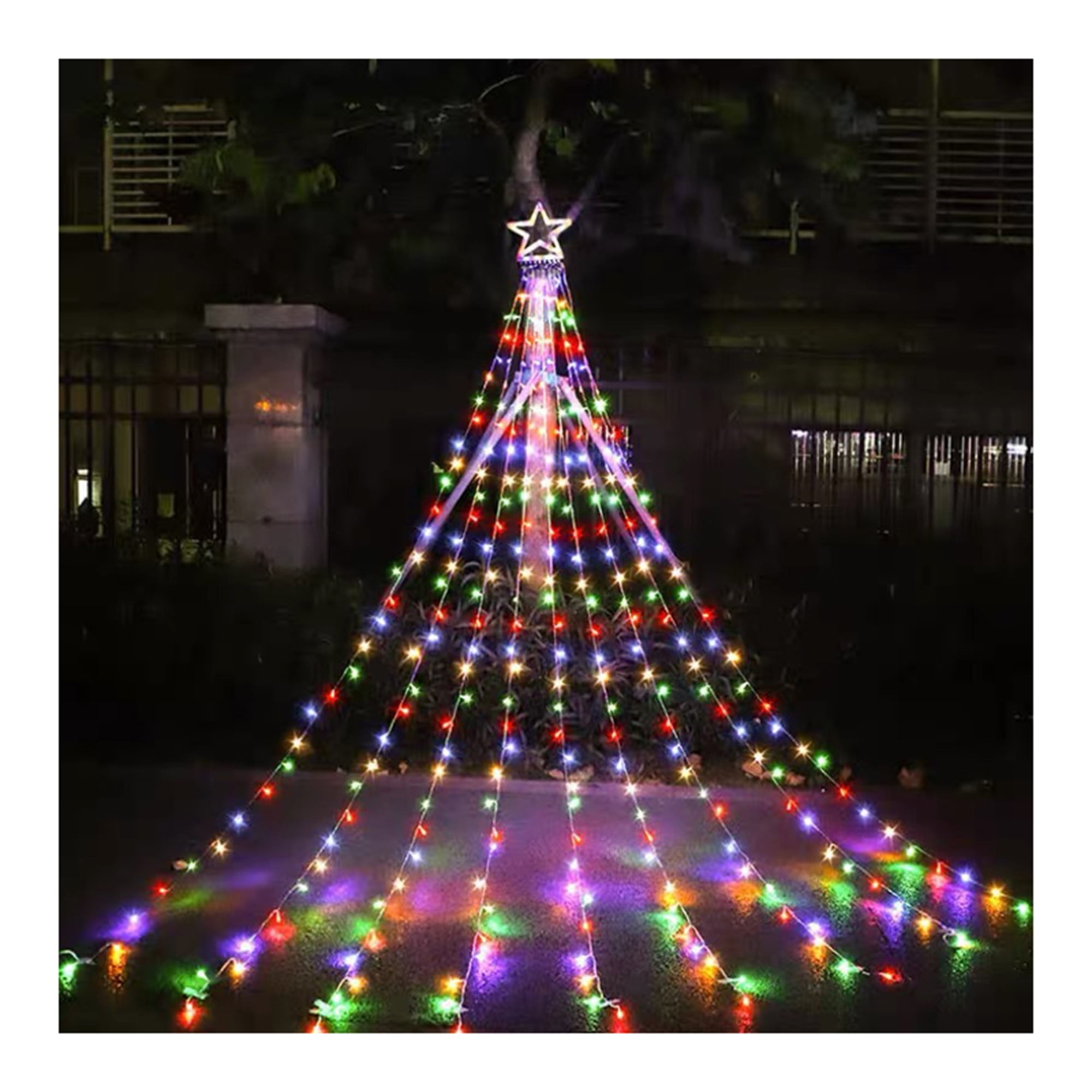 Outdoor 200 LED Lights Waterfall String Fairy Icicle Lights Party Garden Decor 