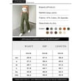 thumbnail image 5 of Cargo Pants for Women High Waisted Casual Pants Baggy Stretchy Wide Leg Y2K Streetwear with 6 Pockets, 5 of 7