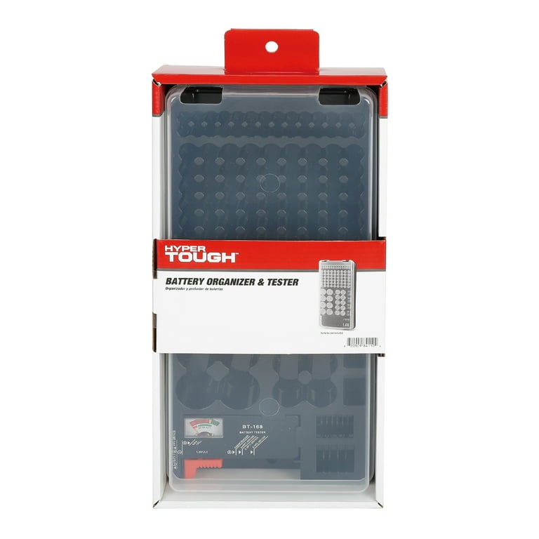 Hyper Tough Battery Organizer and Tester, Wall Mount photo 7