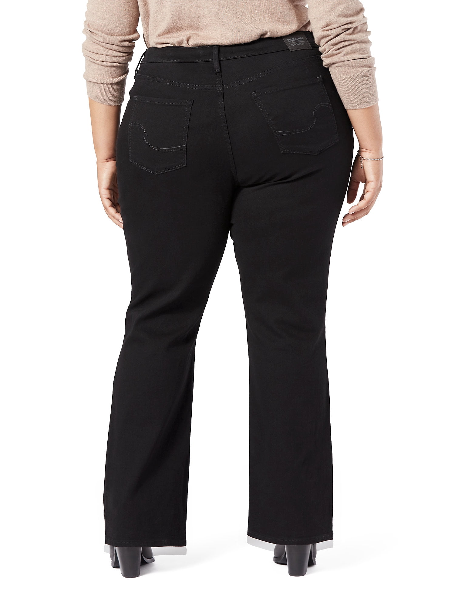 Levi Strauss Signature Women's and Women's Plus Mid Rise Bootcut Jeans