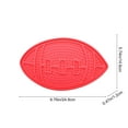 thumbnail image 3 of Small Lick Mat for Dogs and Cats, Licking Mats for Dog Anxiety Relief, Cat Peanut Butter Lick Pad for Boredom Reducer, Dog Treat Mat Perfect for Bathing Grooming （Red）, 3 of 6