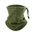 thumbnail image 2 of Yirtree Neck Warmer Gaiter with Adjustable Drawstrings Winter Thicken Soft Elastic Fleece Skiing Face Balaclava for Men Women, 2 of 8